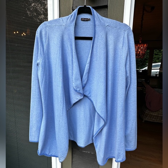 J. McLaughlin Women’s Sky Blue Open Cardigan Medium - Picture 1 of 7
